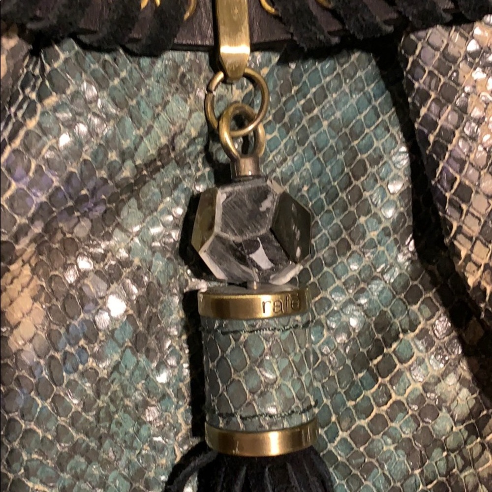 Rafe New York Zani Printed Python Hobo Bag - image 6